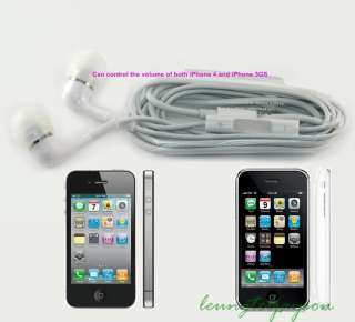   Ear Headset with volume control and Microphone for Apple iPhone 3GS 4G