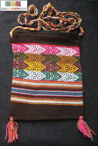 INCA BAG Hippie Handbag 100% handicraft Made Cusco Peru  