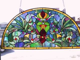 JEWELED ARCH OF COLORS Stained Glass Window FX 117  