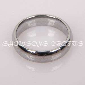 LORD OF THE RINGS 5MM TUNGSTEN CARBIDE ONE RING  