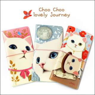 Choo Choo Lovely Journey Passport Case Holder + Note  