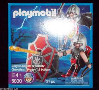 NEW Playmobil 5830 DRAGON KNIGHTS & BALLISTE Play Set  
