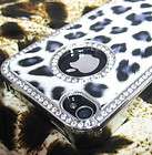   Deluxe Crystal Leopard Pattern Case Cover Etui for iPhone 4 4G 4S