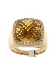 Celebrity 18 Karat (750) Rotgold Fancy Diamant Ring Brillant Schliff 0 