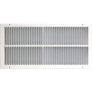 SPEEDI GRILLE 12 in. x 24 in. White Return Air Vent Grille with Fixed 