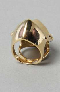 Melody Ehsani The ArmorDillo Ring in Solid Gold  Karmaloop 