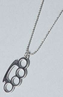 Accessories Boutique The Mini Knuckle Up Necklace in Silver 