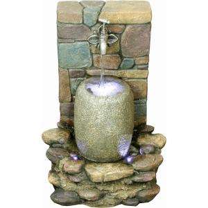 Yosemite Home Decor Faucet With Bucket Polyresin Fountain CW09072 at 