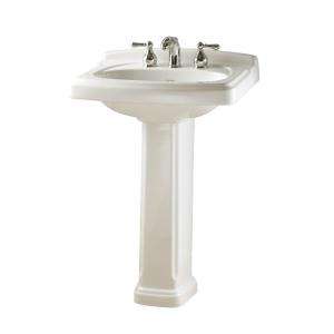 American Standard Townsend Vitreous China Pedestal Bathroom Sink Combo 