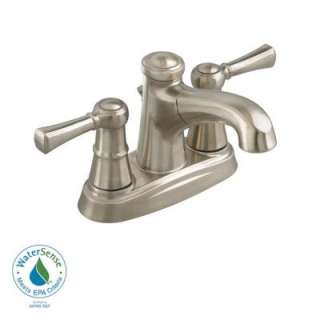 American Standard Outreach 4 in. 2 Handle Low Arc Bathroom Faucet in 