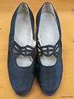  Silk Mary Janes Shoes 1920S Walk Over NIB EU39 US 8.5N #113  