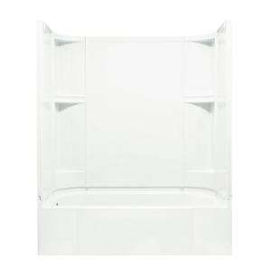   Accord 60 in. x 30 in. x 72 in. Vikrell Bath and Shower Kit in White