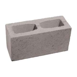   in. x 8 in. x 16 in. Gray Concrete Block 100005652 