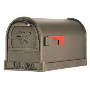 Gibraltar Mailboxes Arlington Post Mount Premium Mailbox   Textured 