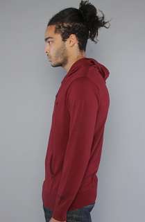 Nixon The Nooner Hoody in Bordeaux  Karmaloop   Global Concrete 