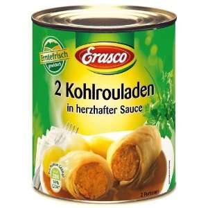 Erasco 2 Kohlrouladen in Pikanter Sauce, 6er Pack (6 x 800 g Dose 