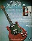 1978 A STEREO GUITAR THE PREACHER OVATION GUITAR AD