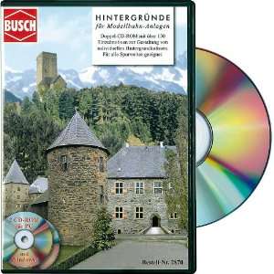 Busch 2870   CD ROM Hintergründe für Modellbahnanlagen  