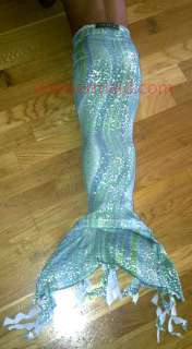 GIRLS MERMAID ZIP TAIL FOR SWIMMING GIRL H2O THE LITTLE ARIEL SWIMSUIT 