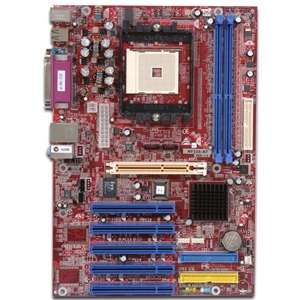 Biostar NF325 A7 Motherboard   Socket 754, ATX, Audio, AGP 8X, 10/100 