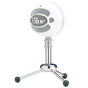 Blue Snowball Microphone   USB, No Software Needed, Cardioid, Cardoid 