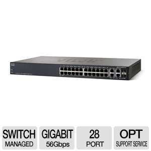 Cisco SG300 28 Gigabit Managed Switch   28 port, 10/100/1000Mbps 