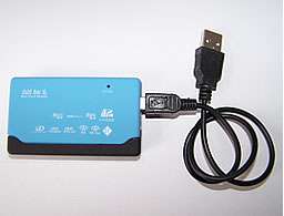   USB 2.0 External Memory Card Reader Writer USB PC CF SD MMC MS XD M2