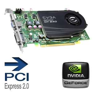 EVGA 01G P3 1246 LR GeForce GT 240 Video Card   1024MB DDR5, PCI 