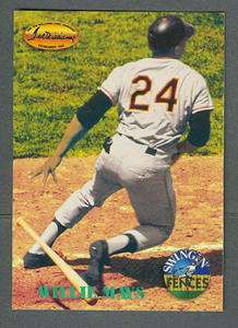 Willie Mays 1994 Ted Williams Company Card #150 Fences  