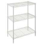 Perfect Home 30 in. 3 Shelf Wire Shelving Unit