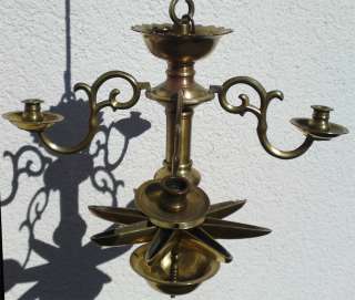 JUDENSTERN SABBATLAMPE ROTSCHMIEDE SABBAT LAMPE SHABBATH LAMP JUDAICA 