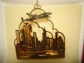 NEW TEXAS 24 K gold Ornament Where East meets West