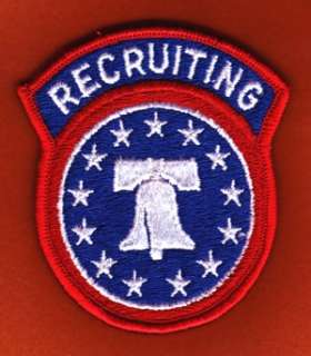 ARMY RECRUITING PATCH  