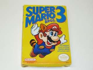Super Mario 3 Complete In Box Nintendo Nes Game  
