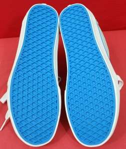   Womens Size 10.5 ( CLCB12 1 ) CHUKKA LOW Canvas Light Blue VANS Shoes