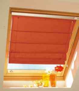 Dachfenster Faltrollo Raffrollo Velux gelb 57,5x125,6  