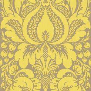   Wallpaper Company 8 in x 10 inLime Large Scale Damask Wallpaper Sample
