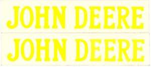 JOHN DEERE Advertising DECAL Stickers 2  