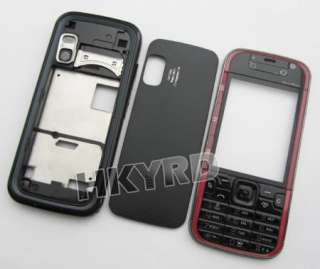 Full Housing Cover Facaplate keypad For Nokia 5730 Red  