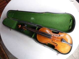 Dachbodenfund alte Violine m.Kasten, ZettelJoh.Bapt.Schweitzer in 