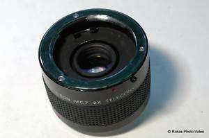 Contax C/Y 2X teleconverter lens Kiron MC7  
