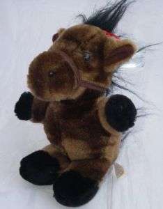 ASI 62960 Plush Brown/Black Horse/Pony Stuffed Animal  