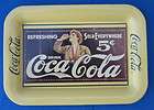COCA COLA Tin Metal Tray Small GUC 1989 Advertising REPRO from 1907 