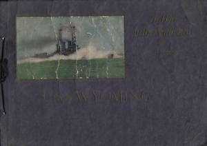 USS WYOMING BB 32 WW I NAVY CRUISE BOOK YEAR LOG 1917 1918  