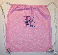PERSONALIZED Pink SPARKLY Backpack Book Bag  