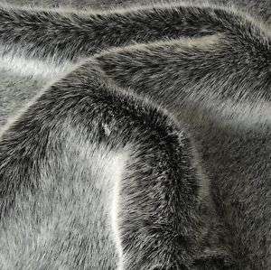 Husky weiches LUXUS Kunst Fell Pelz für Decke Jacke Mantel Meterware 