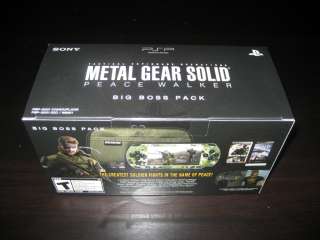 Metal Gear Solid PSP Big Boss Pack Peace Walker New Sealed  