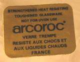 Arcoroc Winter Scene Glass Plates 4 Snack France  