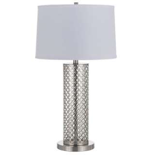 Way Brushed Steel Table Lamp   Set of 2  