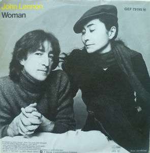 1980 KULT  JOHN LENNON  Woman // VG++   